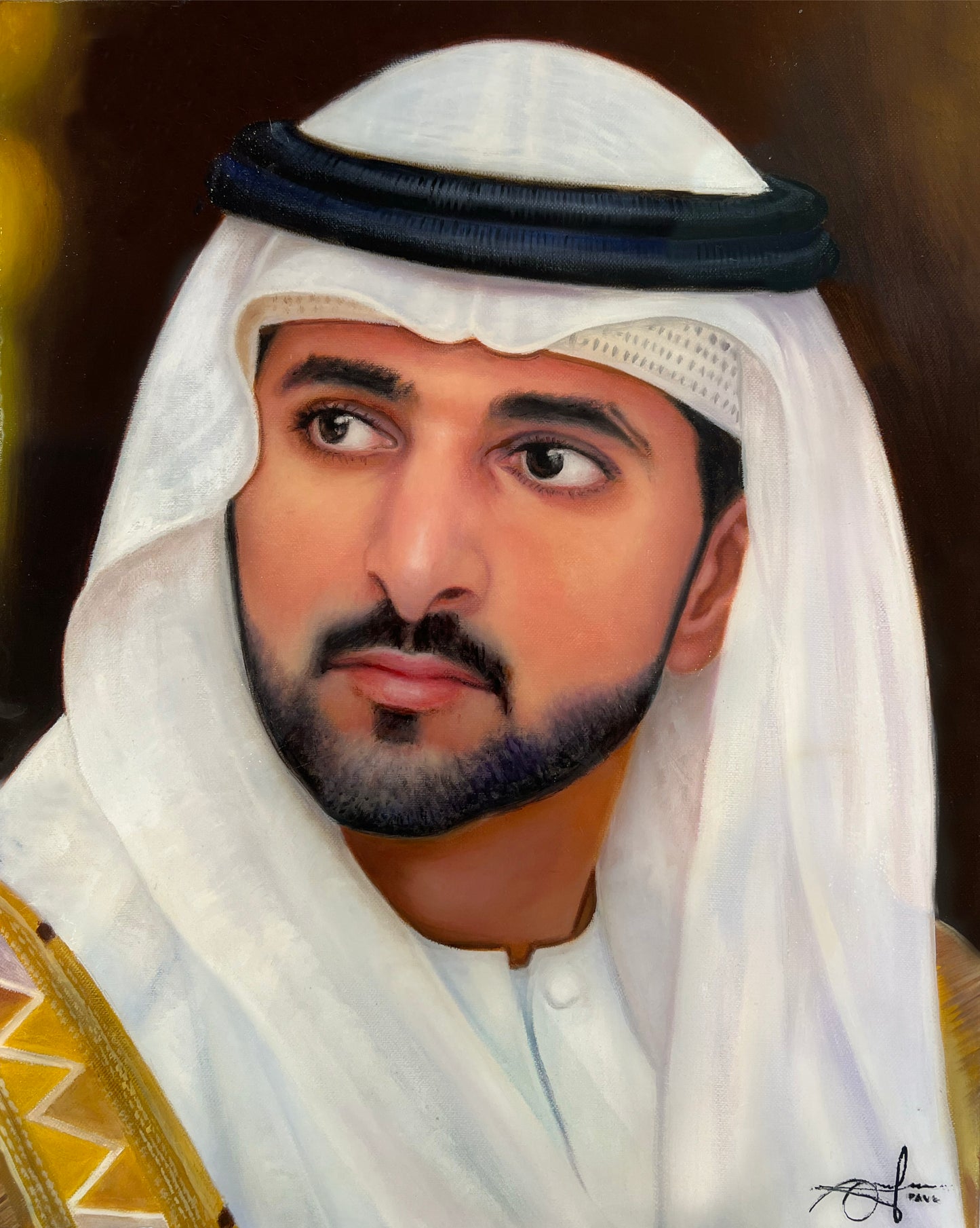 H. H. Sheikh Hamdan 40x50cm