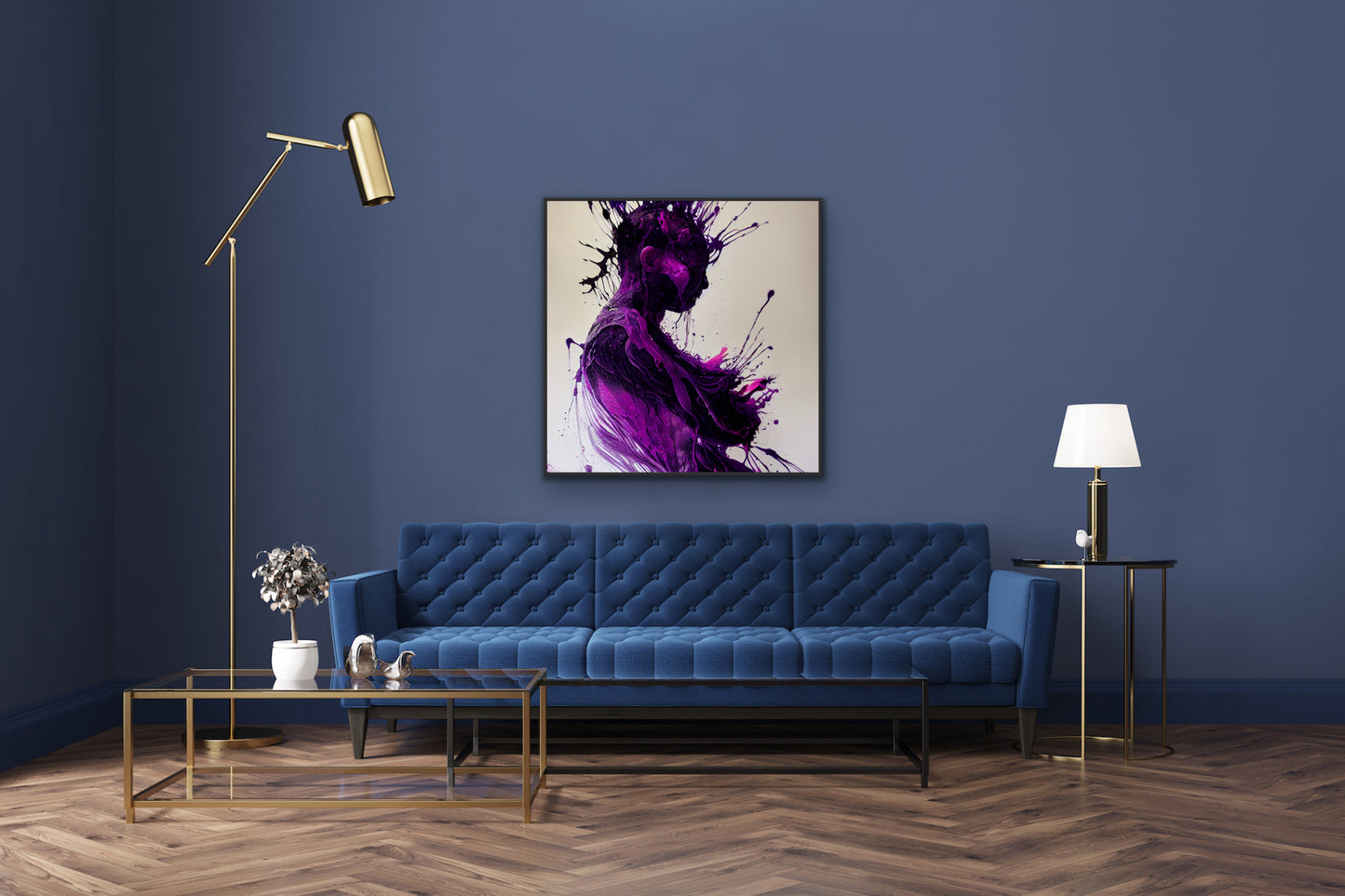 Violet silhouette